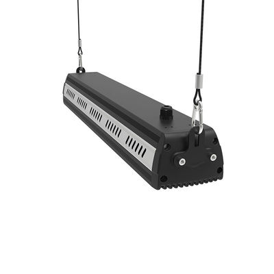 ไฟไฮเบย์เชิงเส้นอลูมิเนียม 200W สีดำในทางปฏิบัติ